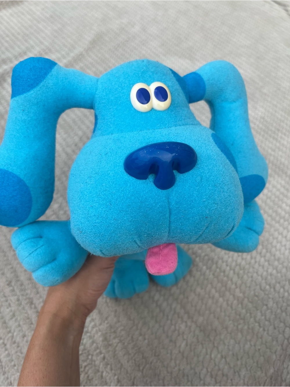 Vintage tyco Blues clues blue Plush Dog Toy Puppy Plush no box 1997 stuffed READ